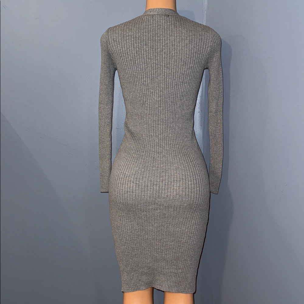 Chic Forever 21 Ribbed Button-Down Dress - Size Small - Picture 5 of 6